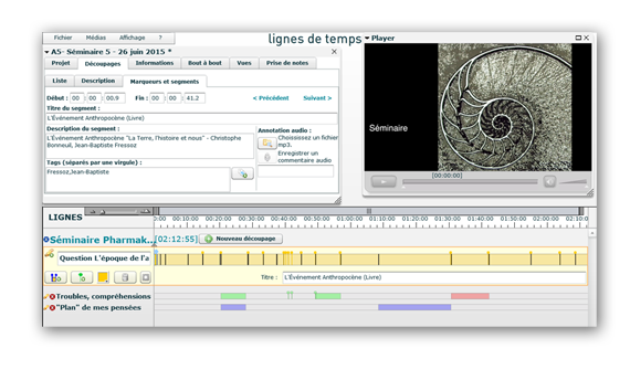 Tutoriel Ligne de temps